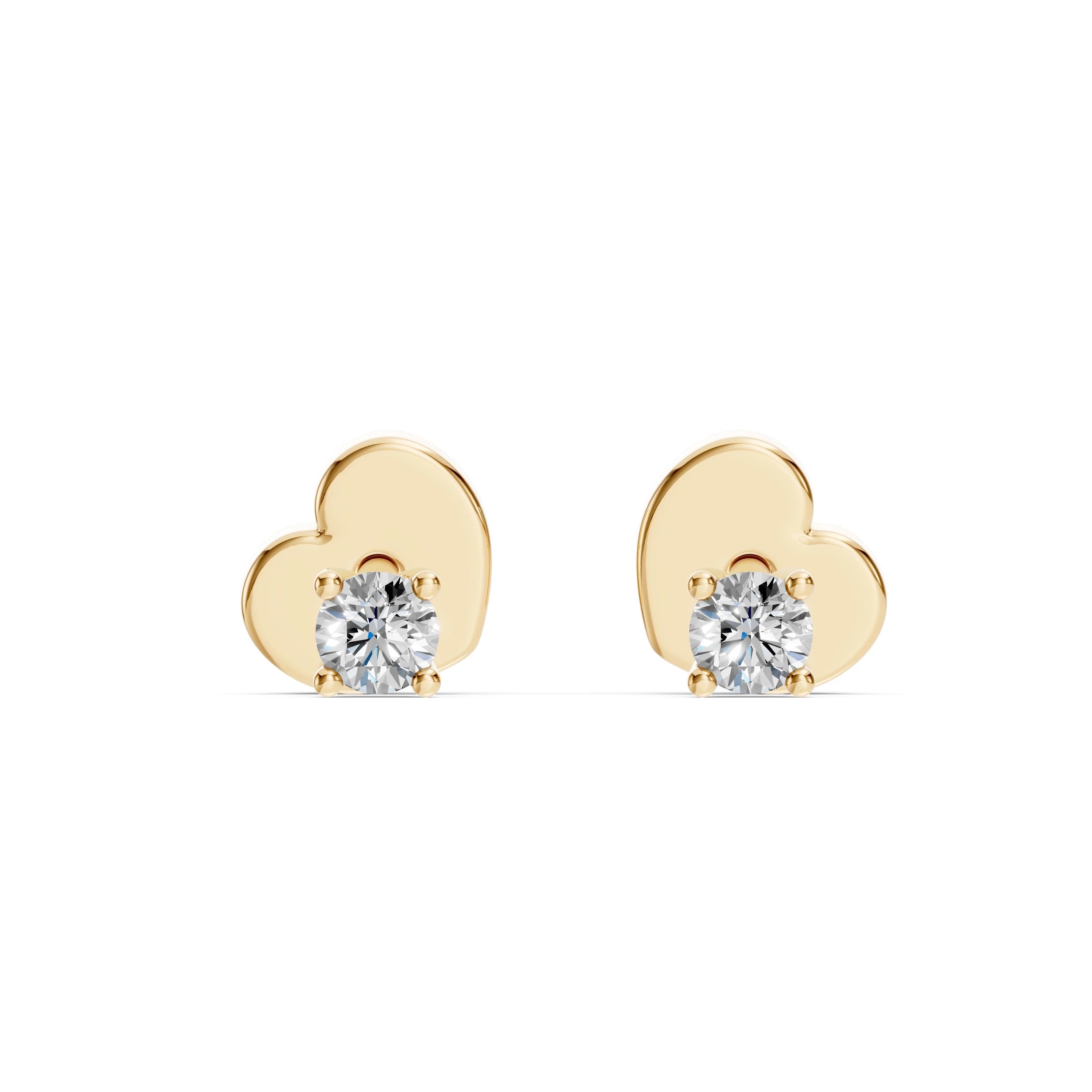 Elegante Diamant-Ohrringe aus 18K Gold - 102-10012/1(2.5)