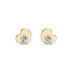 Elegante Diamant-Ohrringe aus 18K Gold - 102-10012/1(2.5)