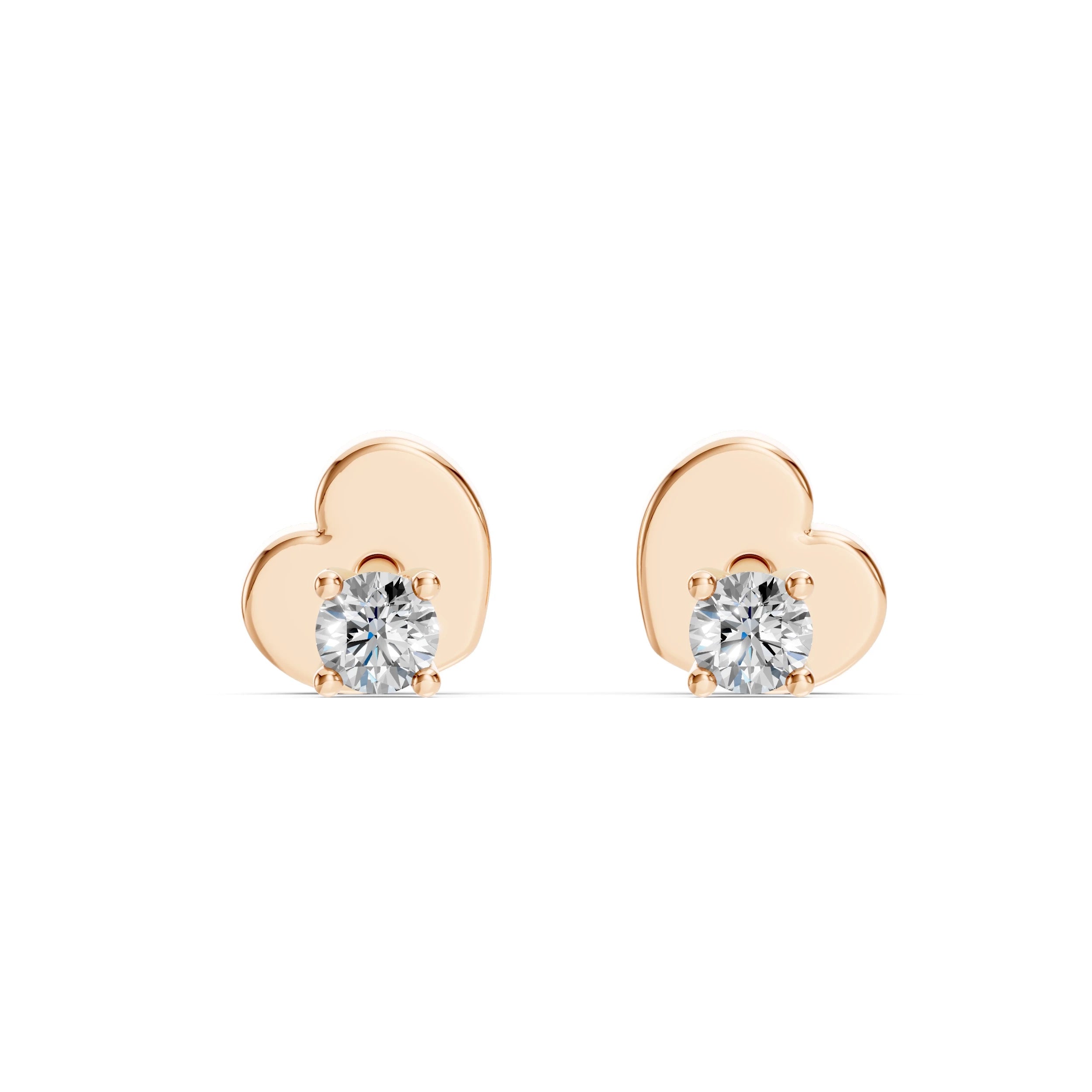 Elegante Diamant-Ohrringe aus 18K Gold - 102-10012/1(2.5)