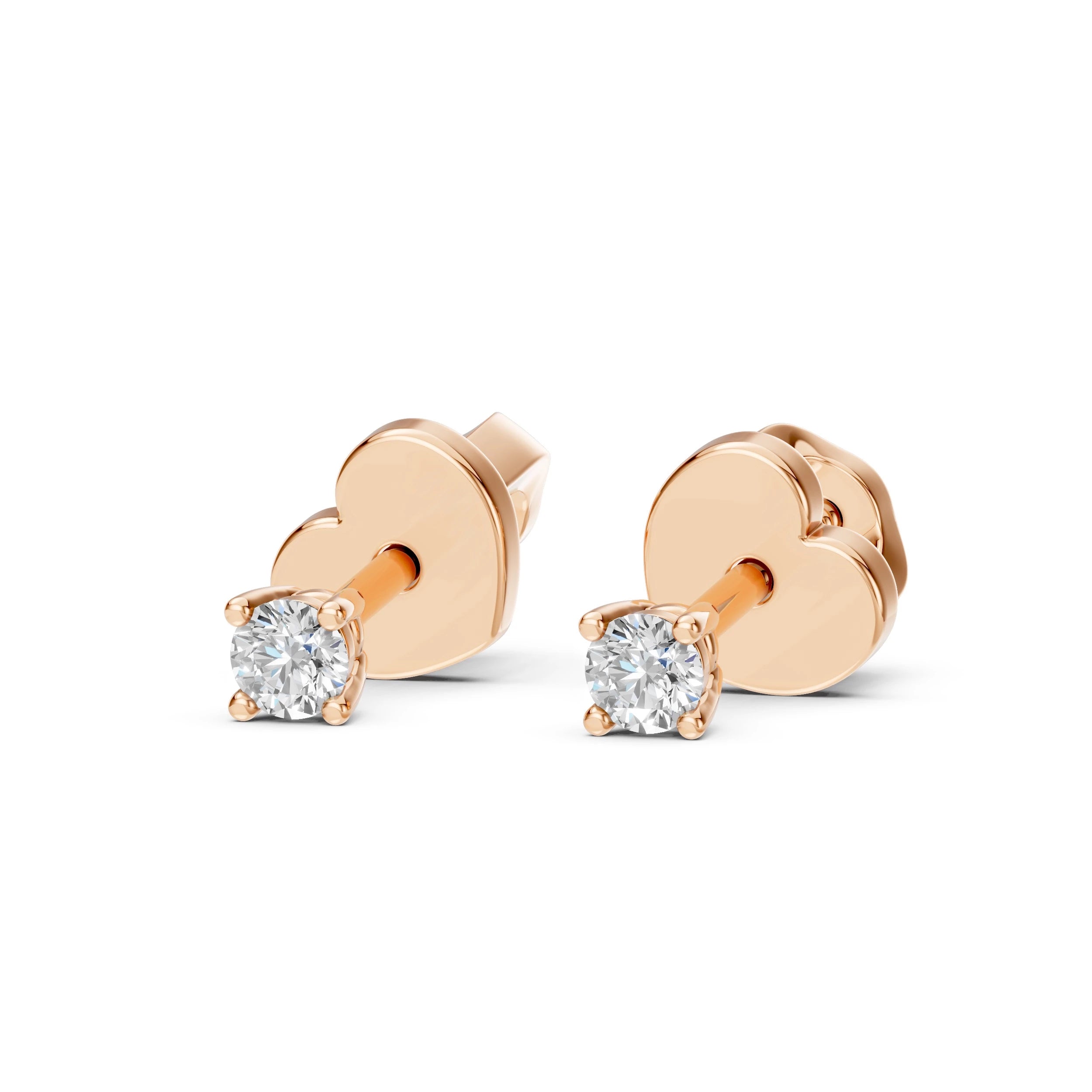 Elegante Diamant-Ohrringe aus 18K Gold - 102-10012/1(2.5)