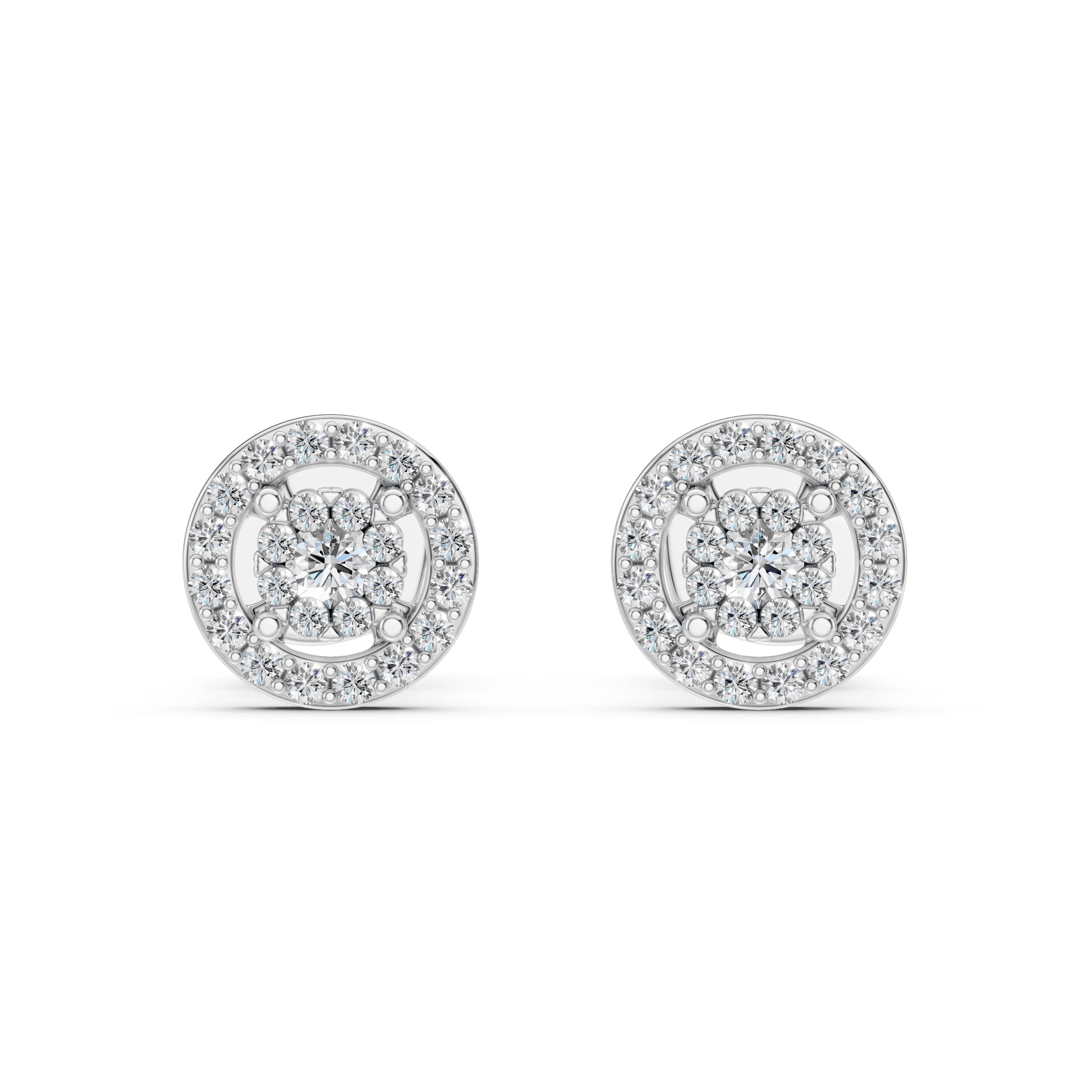 Elegante Diamant-Ohrringe aus 18K Gold - 102-10018(2.0)
