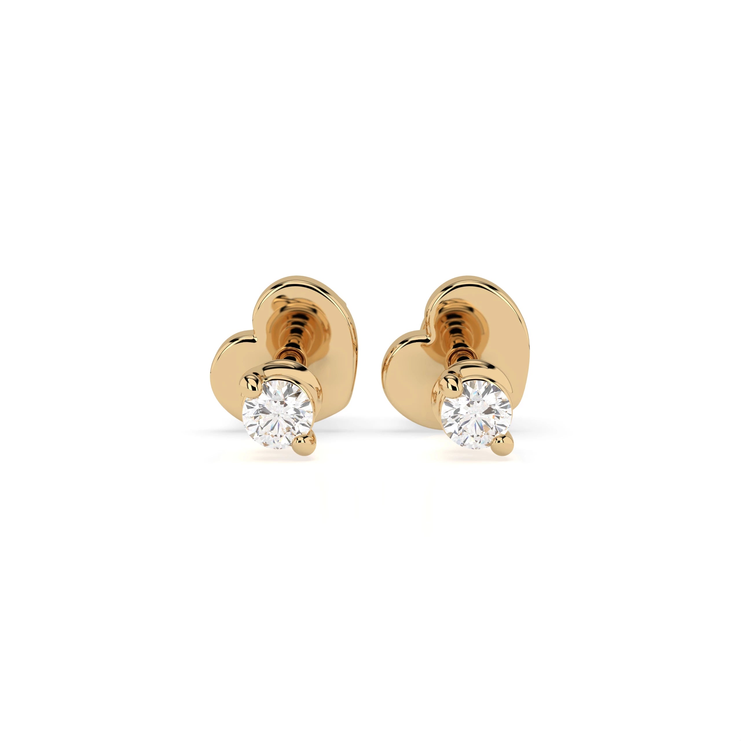 Elegante Diamant-Ohrringe aus 18K Gold - 102-10032(2.2)