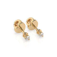 Elegante Diamant-Ohrringe aus 18K Gold - 102-10032(2.2)