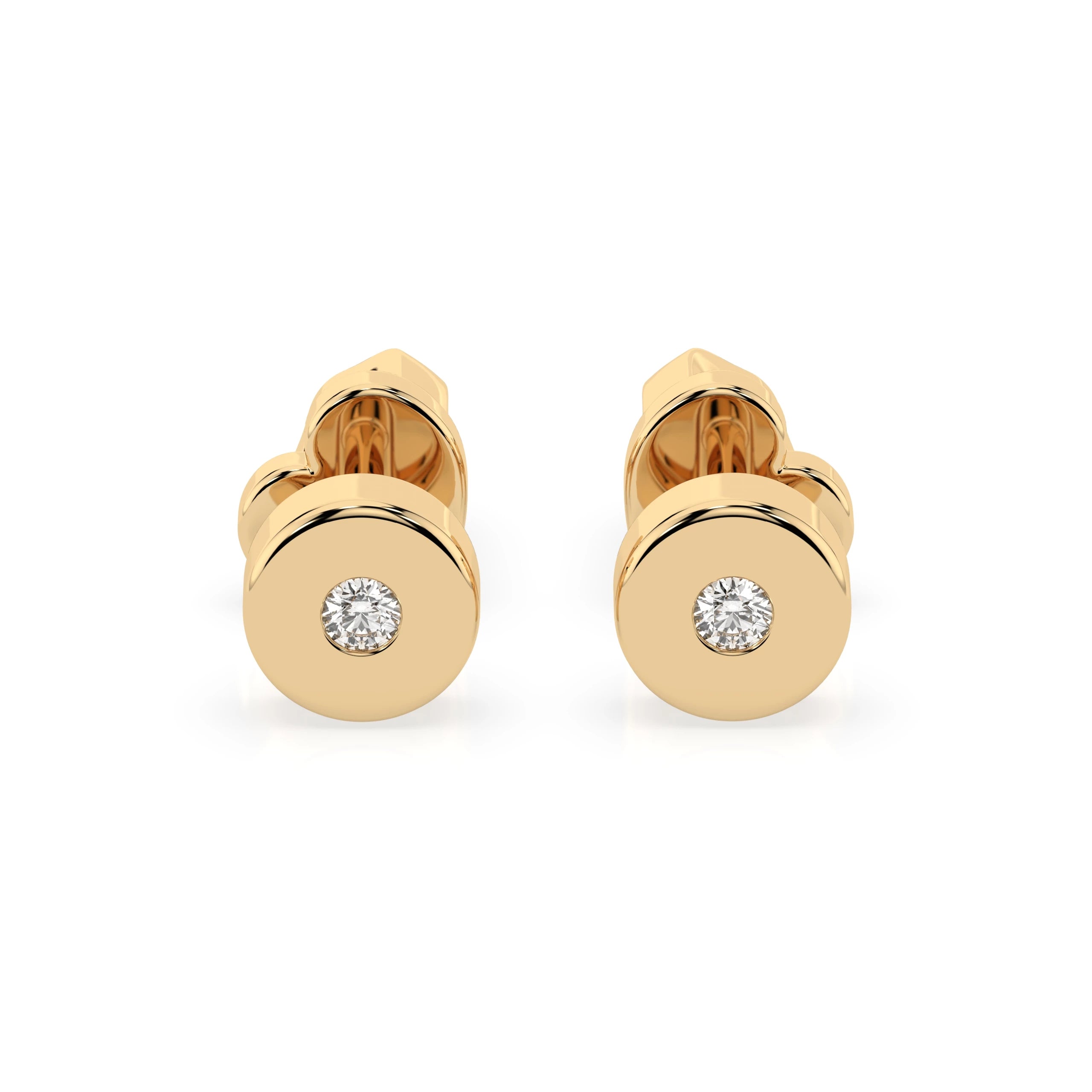 Elegante Diamant-Ohrringe aus 18K Gold - 102-10050
