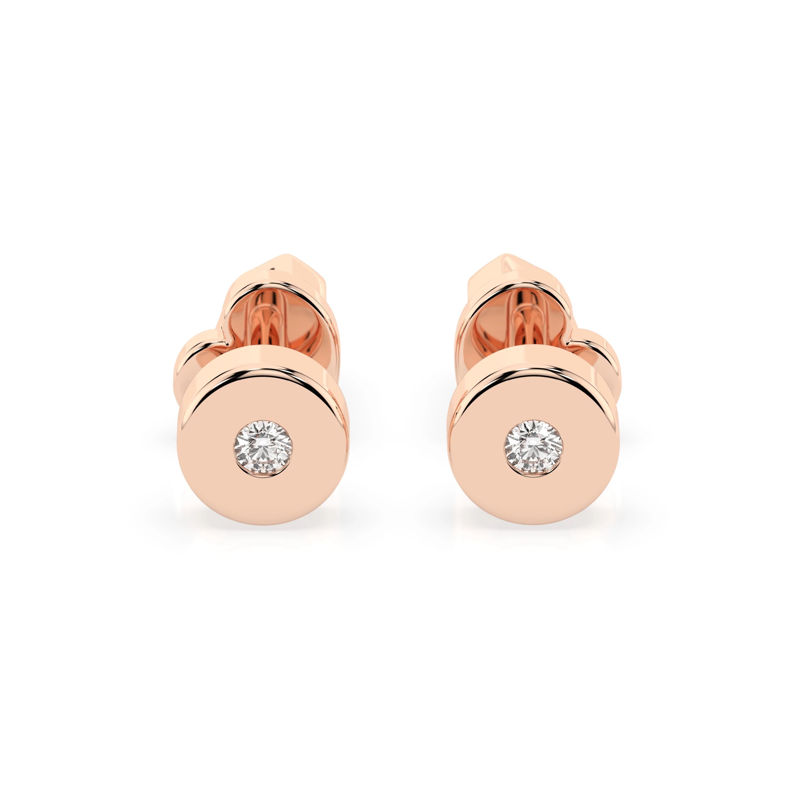 Elegante Diamant-Ohrringe aus 18K Gold - 102-10050
