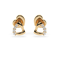Elegante Diamant-Ohrringe aus 18K Gold - 102-10061