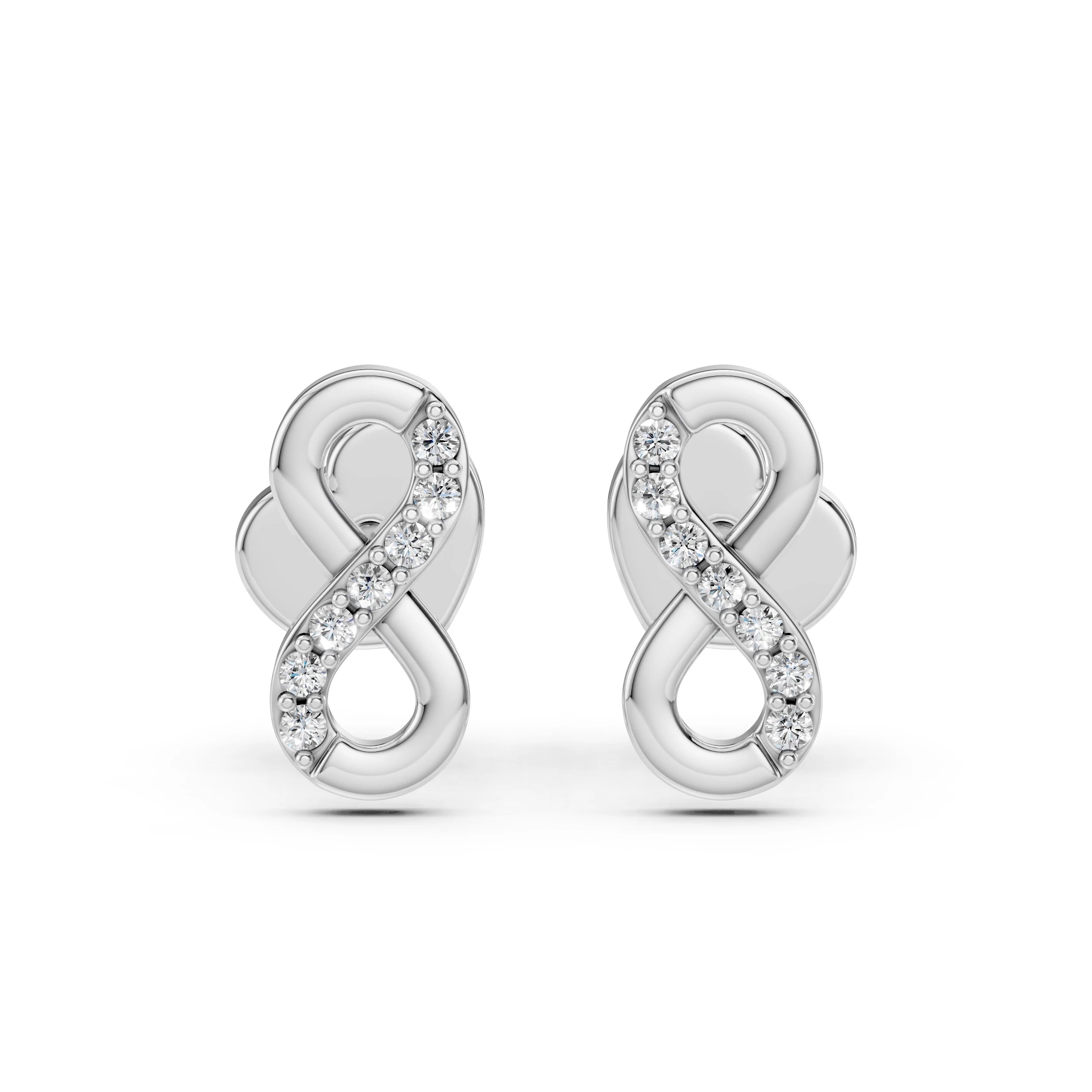 Elegante Diamant-Ohrringe aus 18K Gold - 102-10092