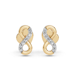Elegante Diamant-Ohrringe aus 18K Gold - 102-10092