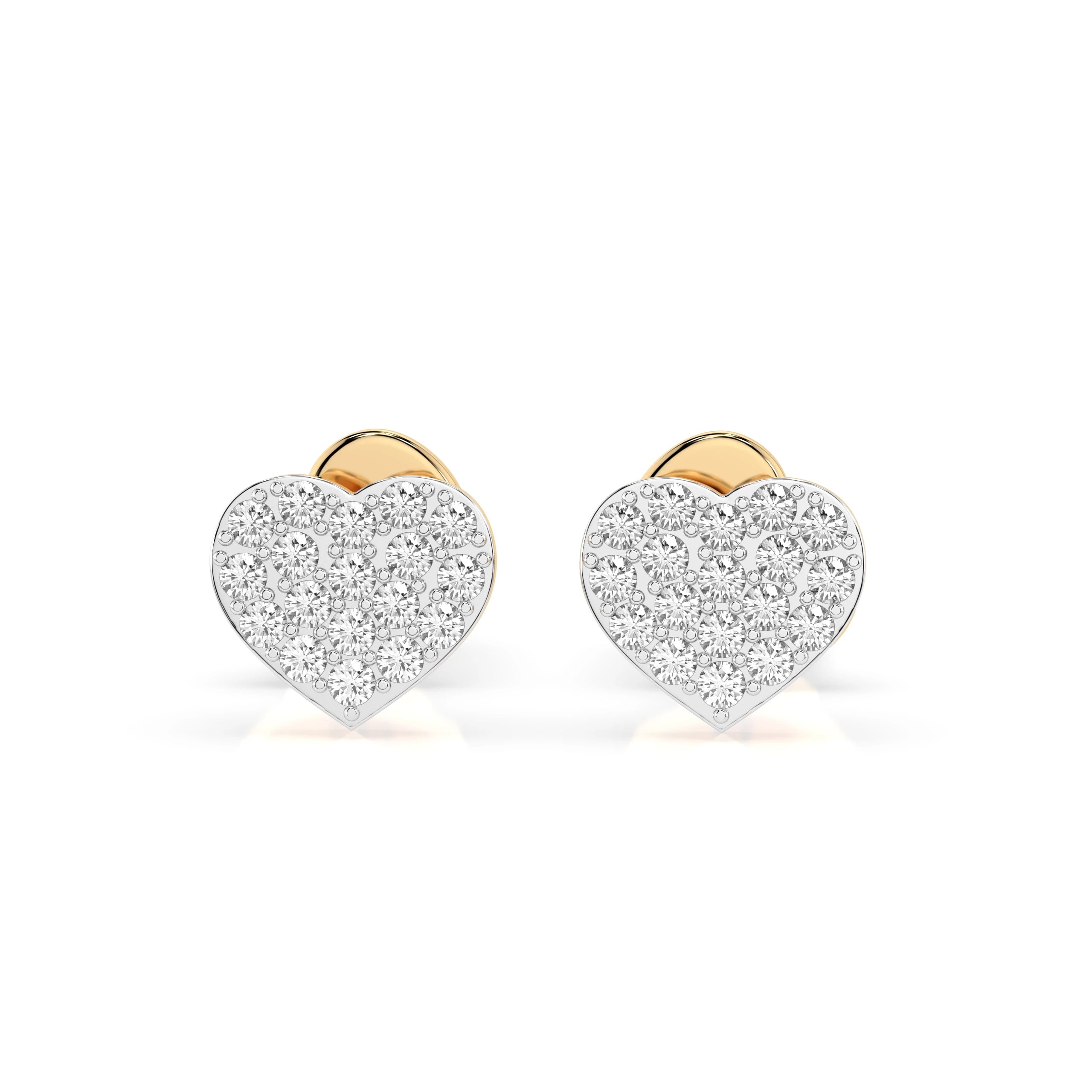 Elegante Diamant-Ohrringe aus 18K Gold - 102-10097