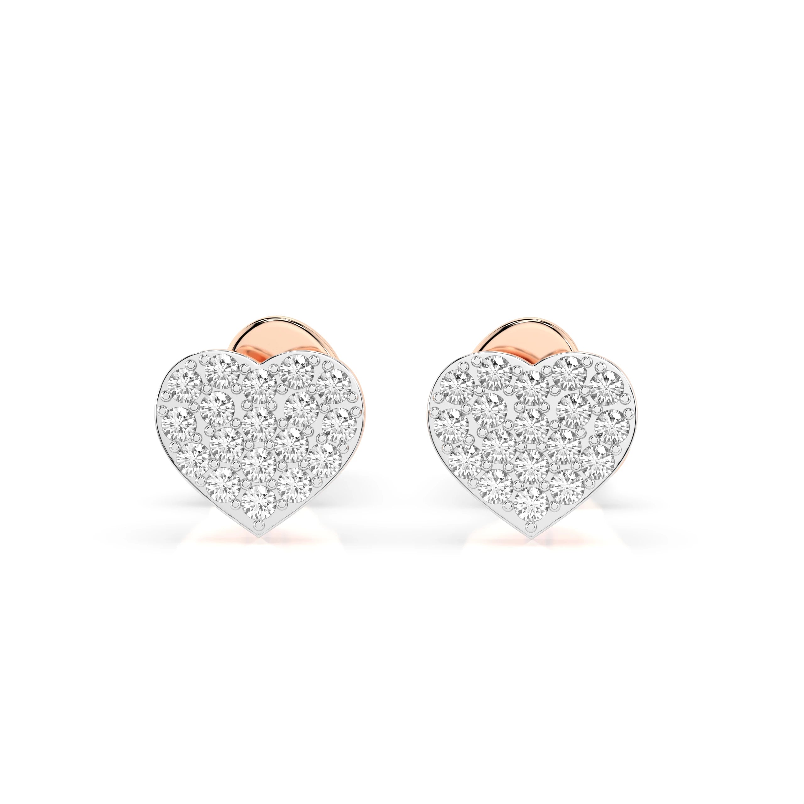 Elegante Diamant-Ohrringe aus 18K Gold - 102-10097