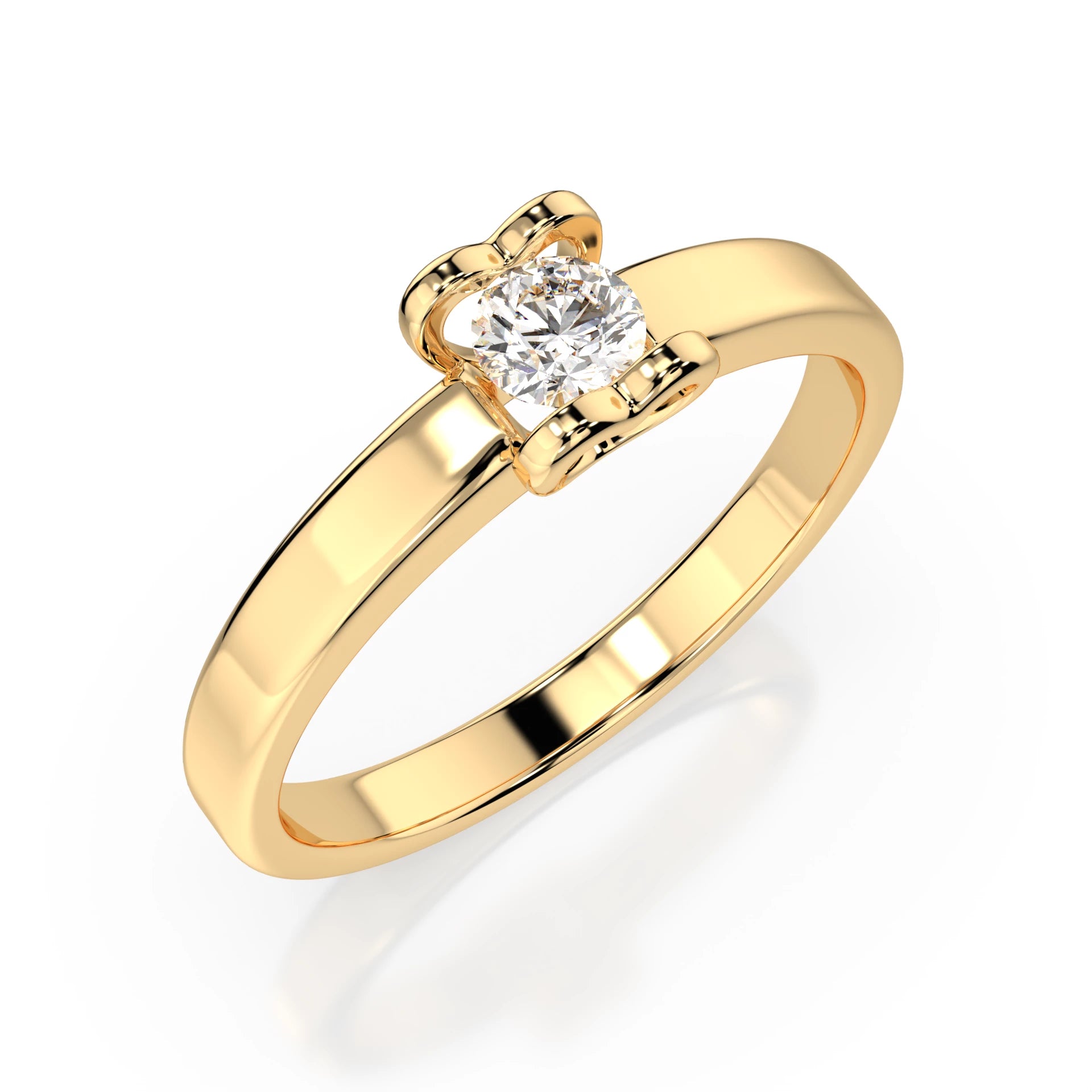 Eleganter Diamant-Ring aus 18K Gold - 101-10013(3.4)