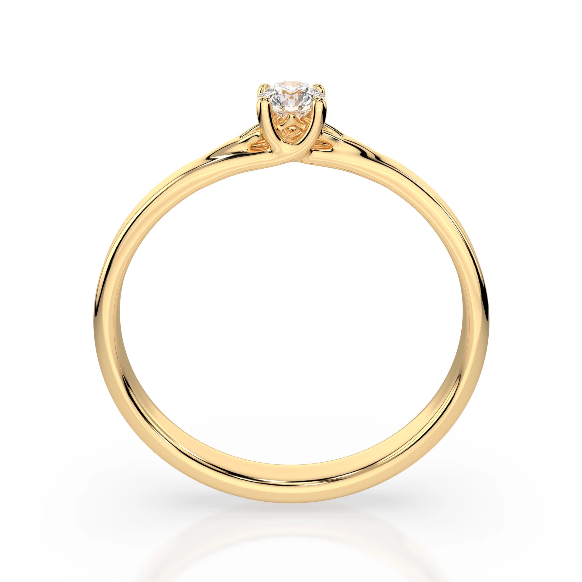 Eleganter Diamant-Ring aus 18K Gold - 101-10014(3.0)