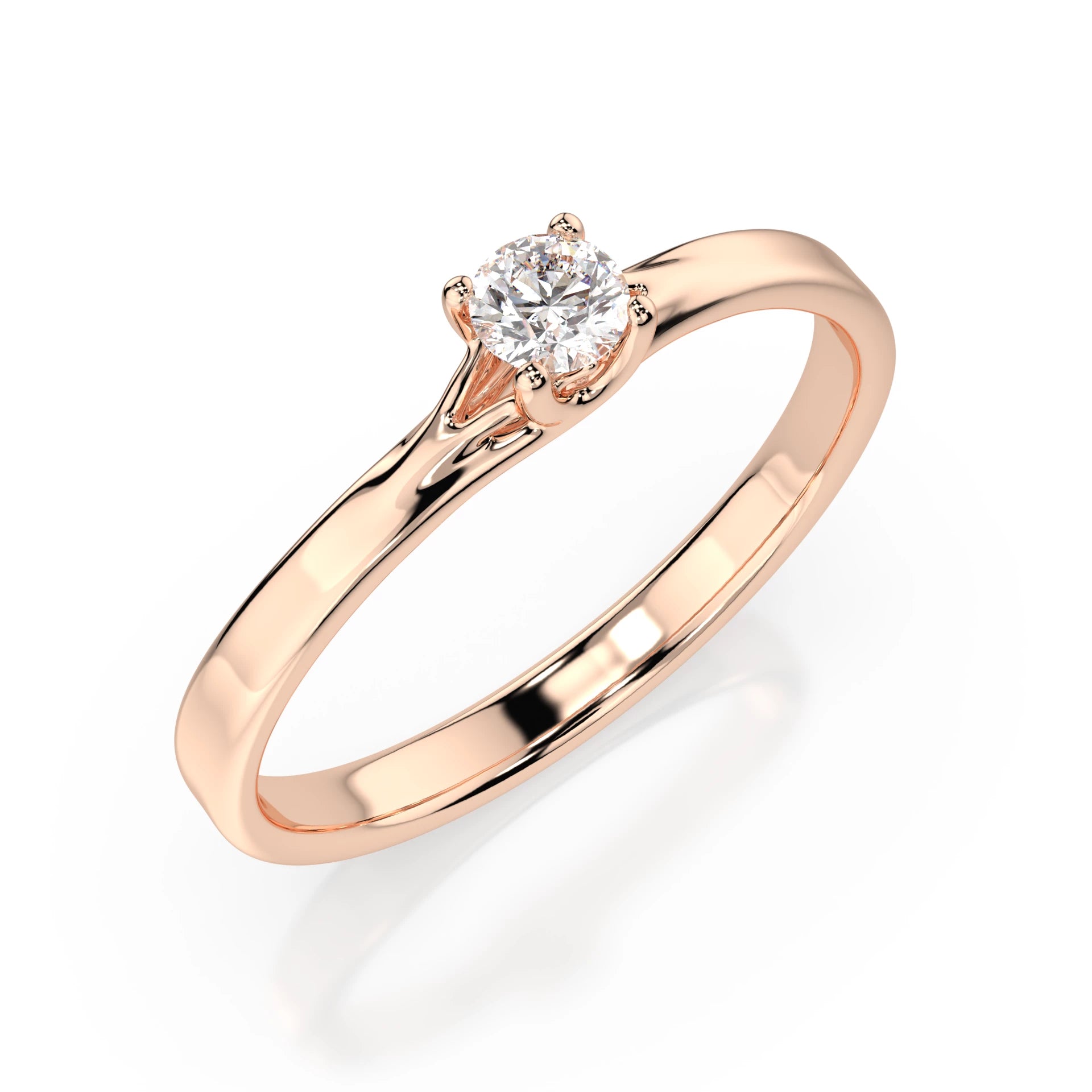 Eleganter Diamant-Ring aus 18K Gold - 101-10014(3.0)