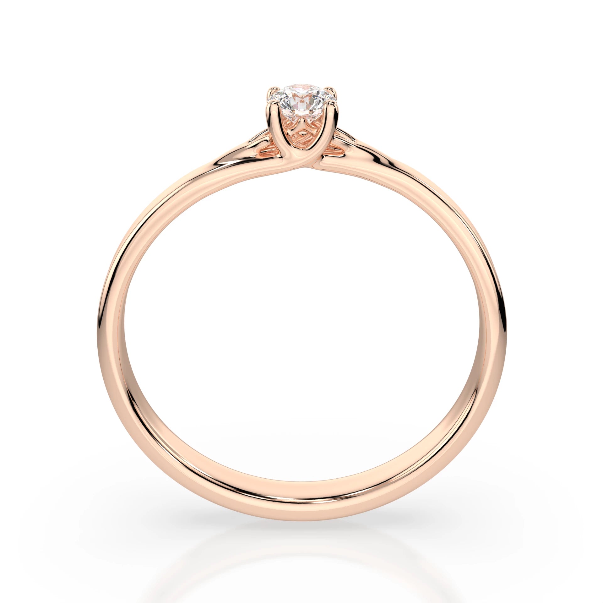 Eleganter Diamant-Ring aus 18K Gold - 101-10014(3.0)