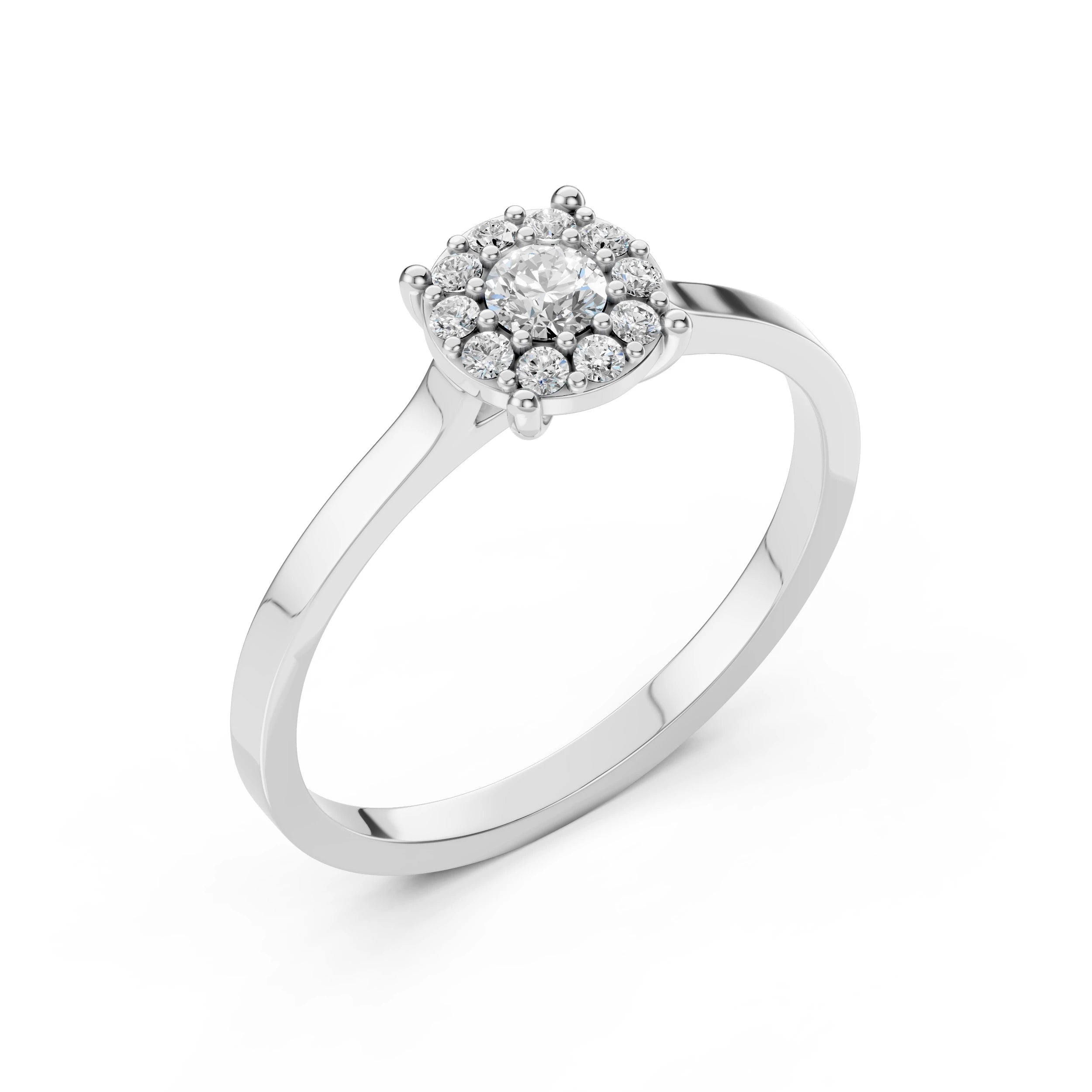 Eleganter Diamant-Ring aus 18K Gold - 101-10017/1(3.4)