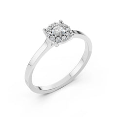 Eleganter Diamant-Ring aus 18K Gold - 101-10017/1(3.4)