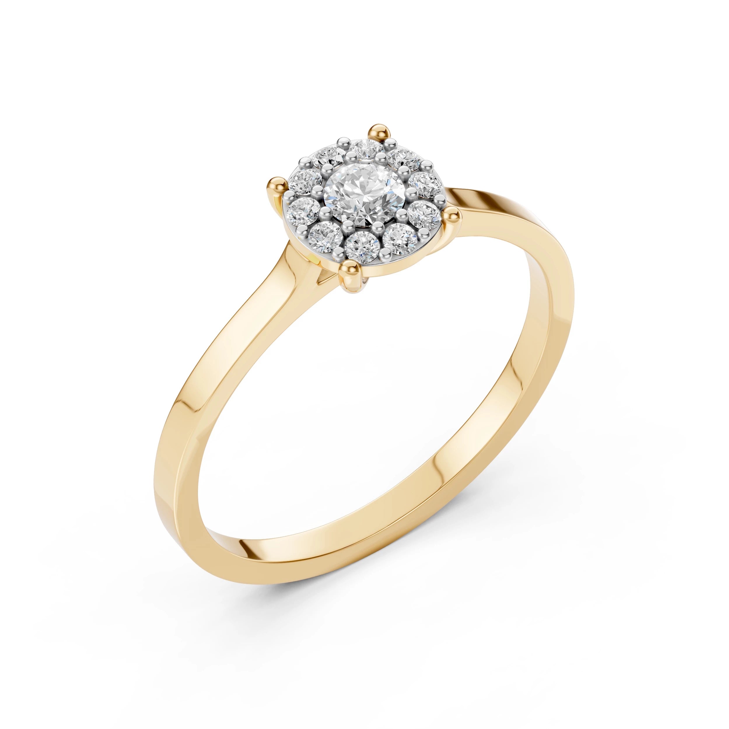 Eleganter Diamant-Ring aus 18K Gold - 101-10017/1(3.4)