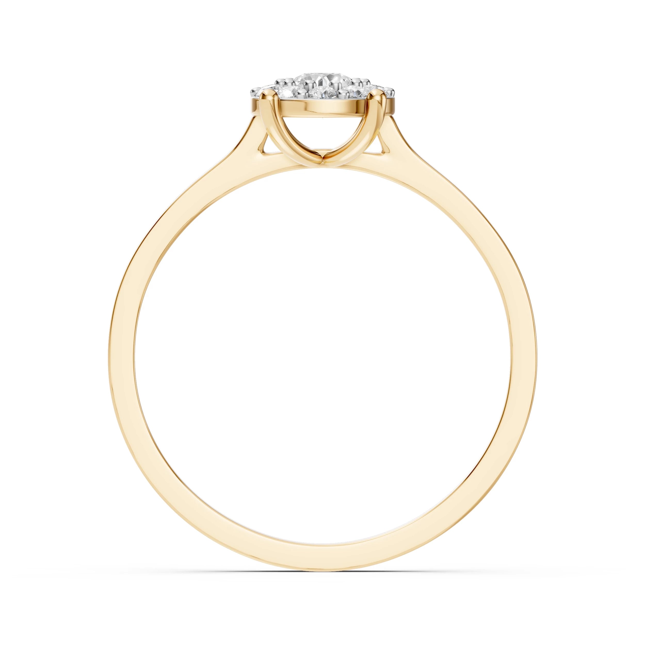 Eleganter Diamant-Ring aus 18K Gold - 101-10017/1(3.4)