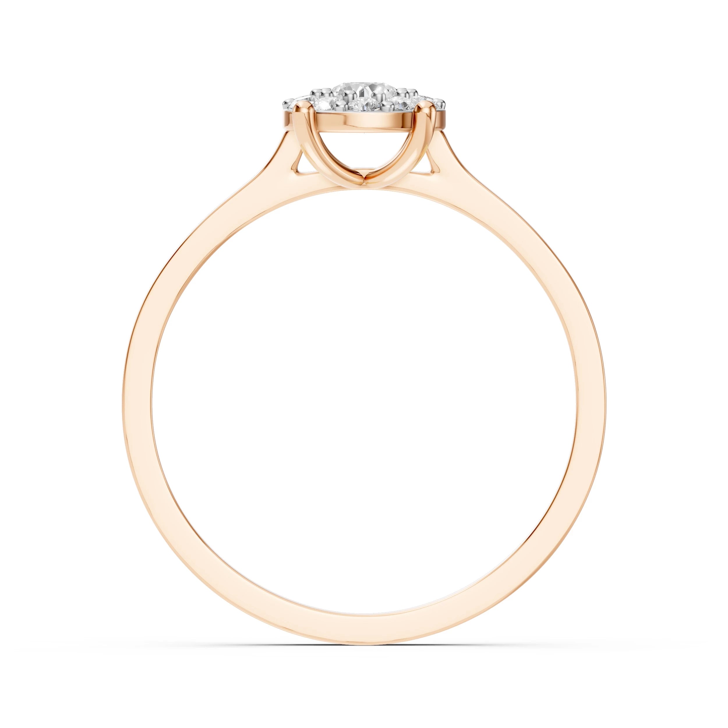 Eleganter Diamant-Ring aus 18K Gold - 101-10017/1(3.4)