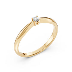 Eleganter Diamant-Ring aus 18K Gold - 101-10021(2.5)