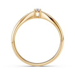 Eleganter Diamant-Ring aus 18K Gold - 101-10021(2.5)