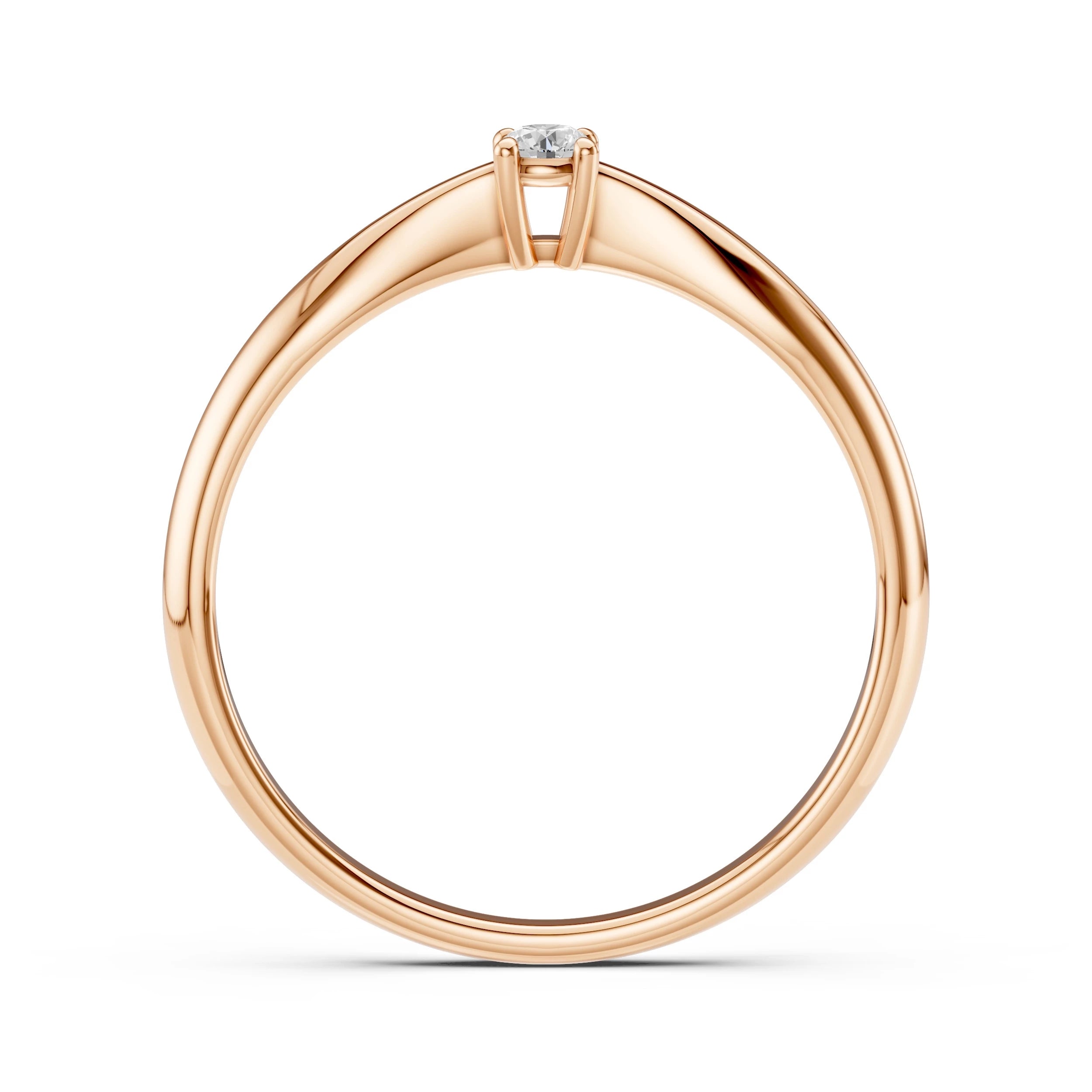 Eleganter Diamant-Ring aus 18K Gold - 101-10021(2.5)