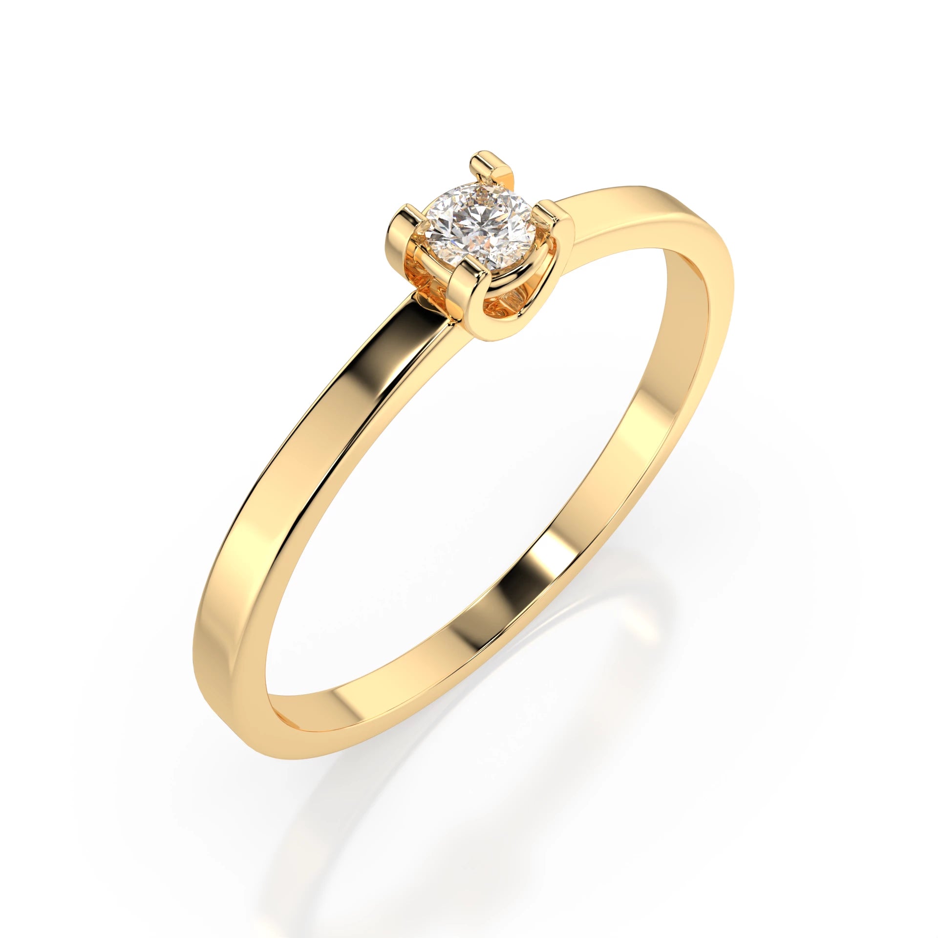 Eleganter Diamant-Ring aus 18K Gold - 101-10022(3.0)