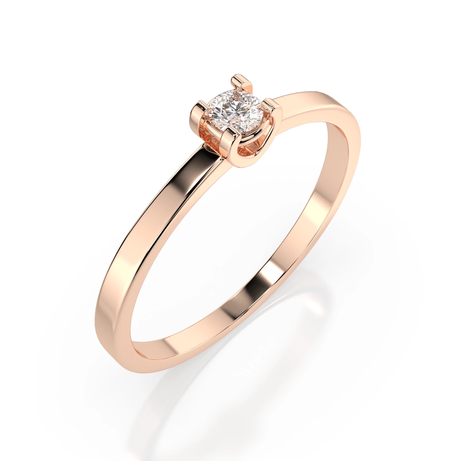Eleganter Diamant-Ring aus 18K Gold - 101-10022(3.0)