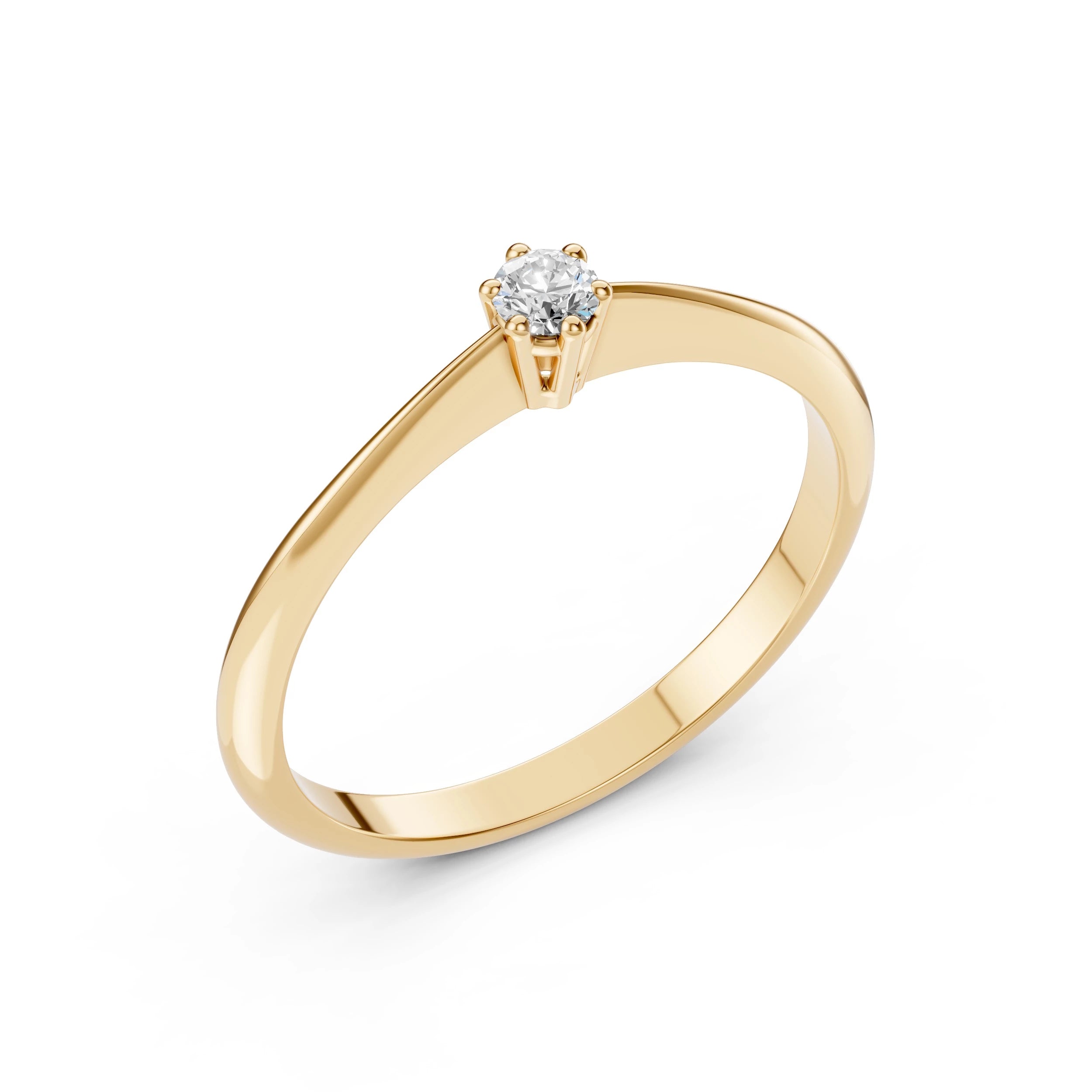Eleganter Diamant-Ring aus 18K Gold - 101-10027(3.4)