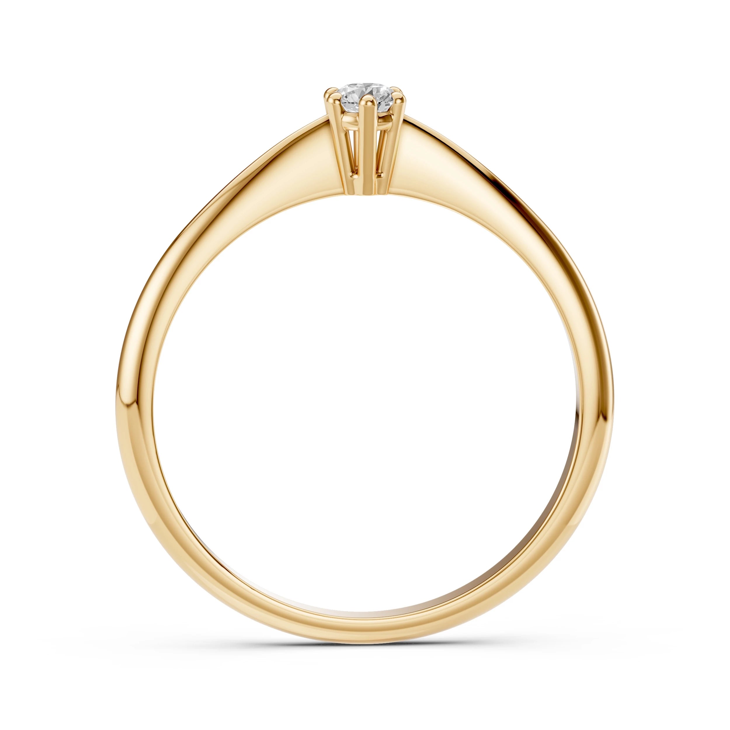 Eleganter Diamant-Ring aus 18K Gold - 101-10027(3.4)