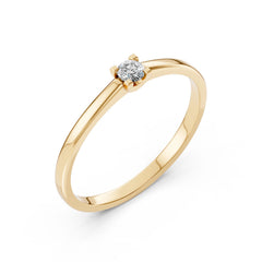 Eleganter Diamant-Ring aus 18K Gold - 101-10117(3.0)