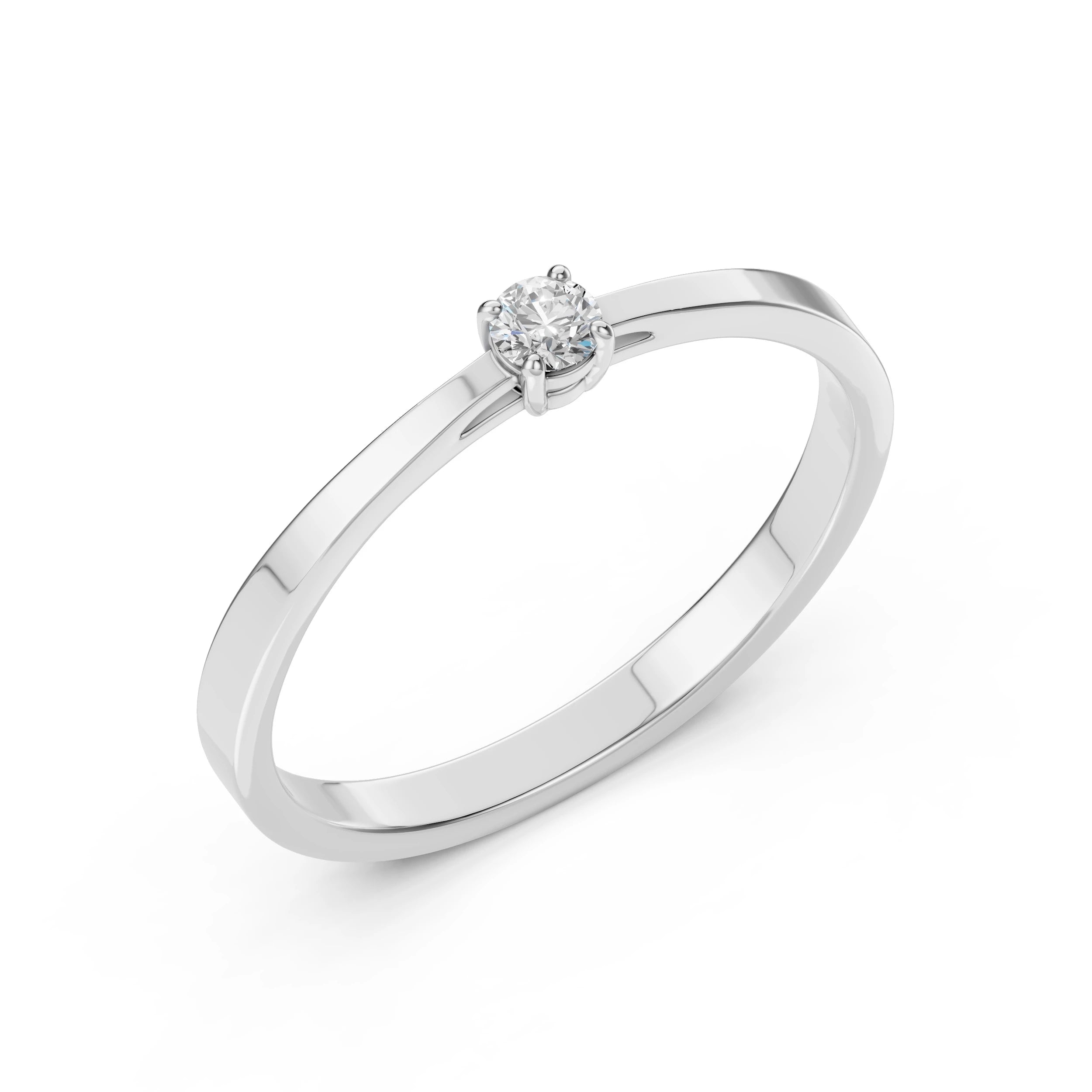 Eleganter Diamantring aus 18K Gold - 101-10012/1 (3.0)