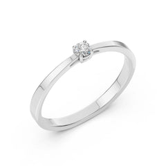 Eleganter Diamantring aus 18K Gold - 101-10012/1 (3.0)