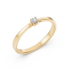 Eleganter Diamantring aus 18K Gold - 101-10012/1 (3.0)