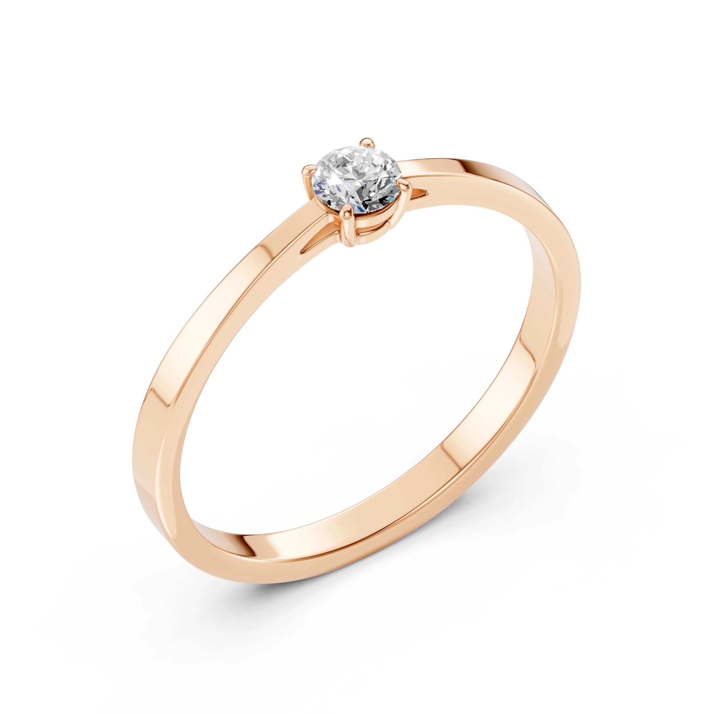 Eleganter Diamantring aus 18K Gold – 101-10012/1 (3.7)