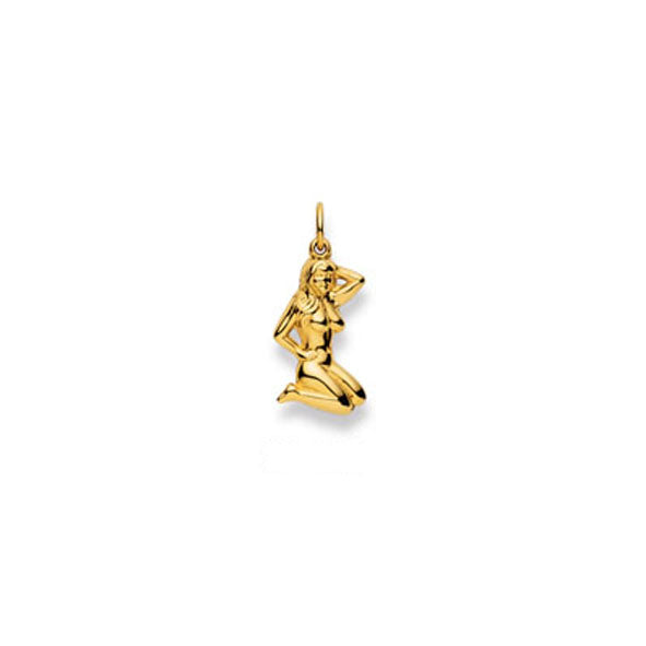 Eleganter Gold-Anhänger „Jungfrau“ aus 750 Gelbgold - 1154.06020/0090
