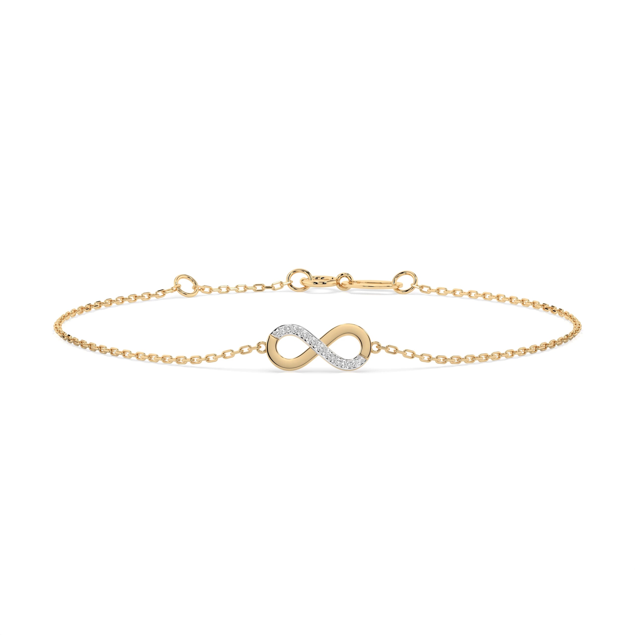 Elegantes Diamant-Armband aus 18K Gold - 105-10009