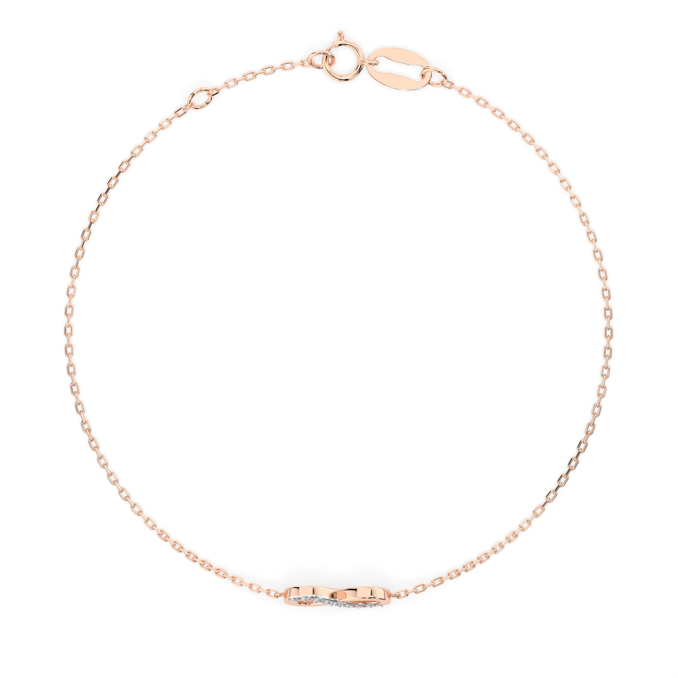 Elegantes Diamant-Armband aus 18K Gold - 105-10009
