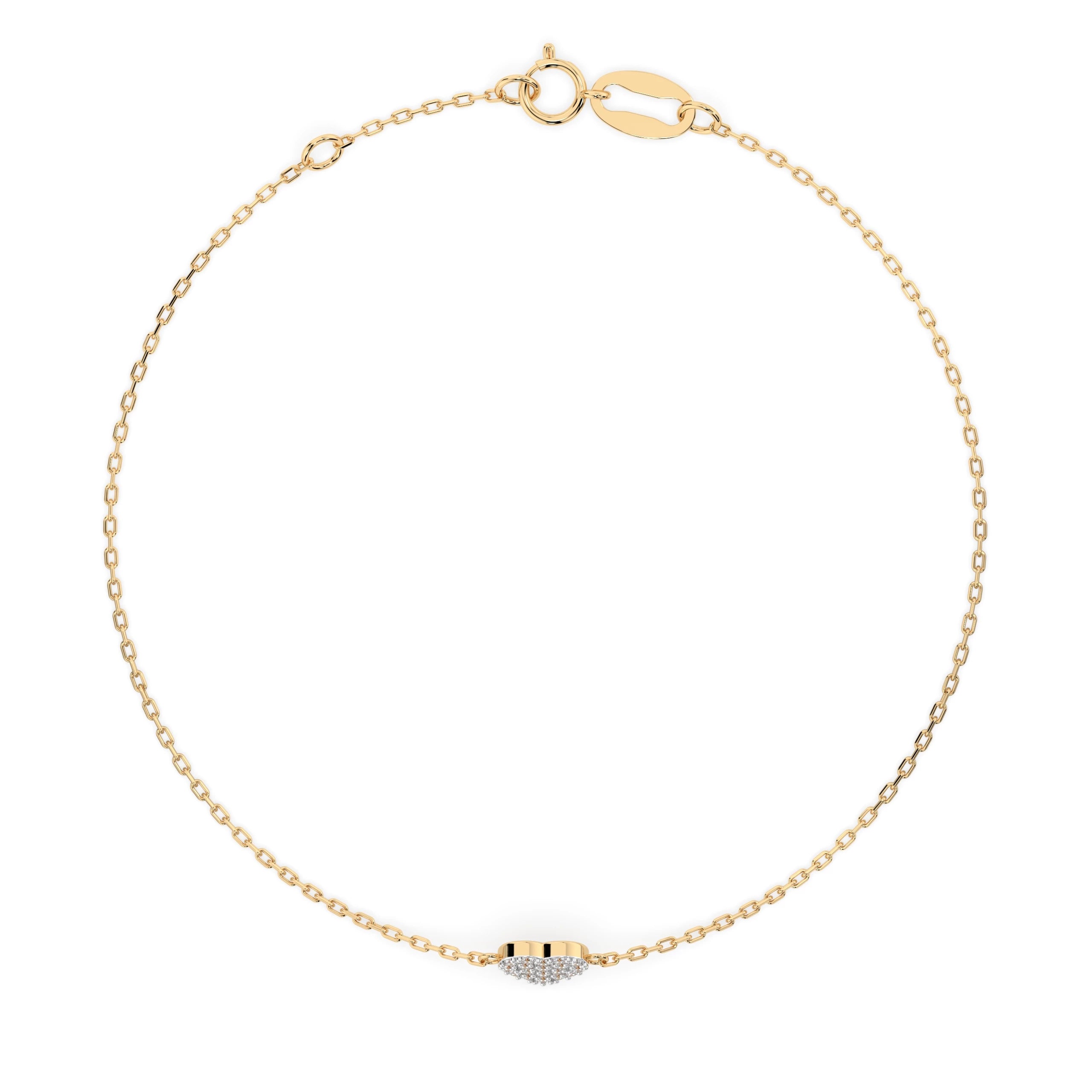 Elegantes Diamant-Armband aus 18K Gold - 105-10012