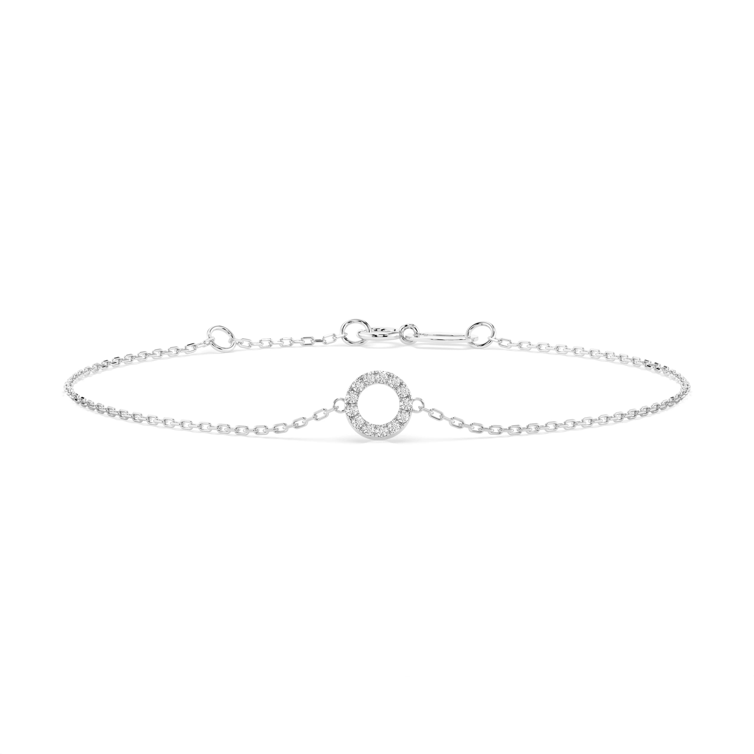 Elegantes Diamant-Armband aus 18K Gold - 105-10015