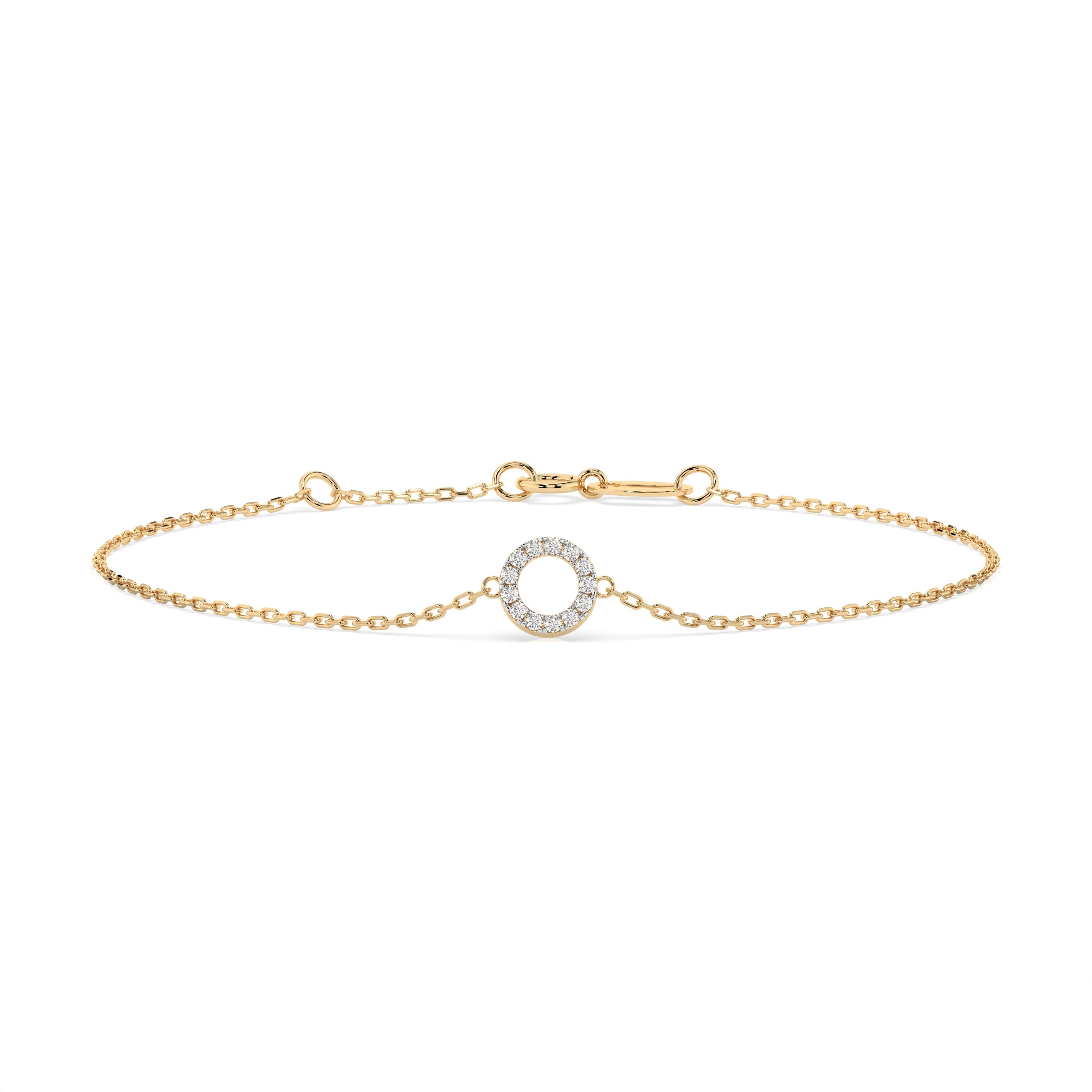 Elegantes Diamant-Armband aus 18K Gold - 105-10015