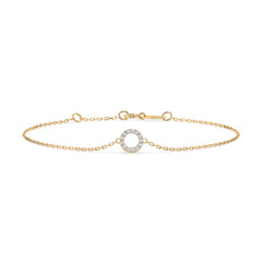 Elegantes Diamant-Armband aus 18K Gold - 105-10015