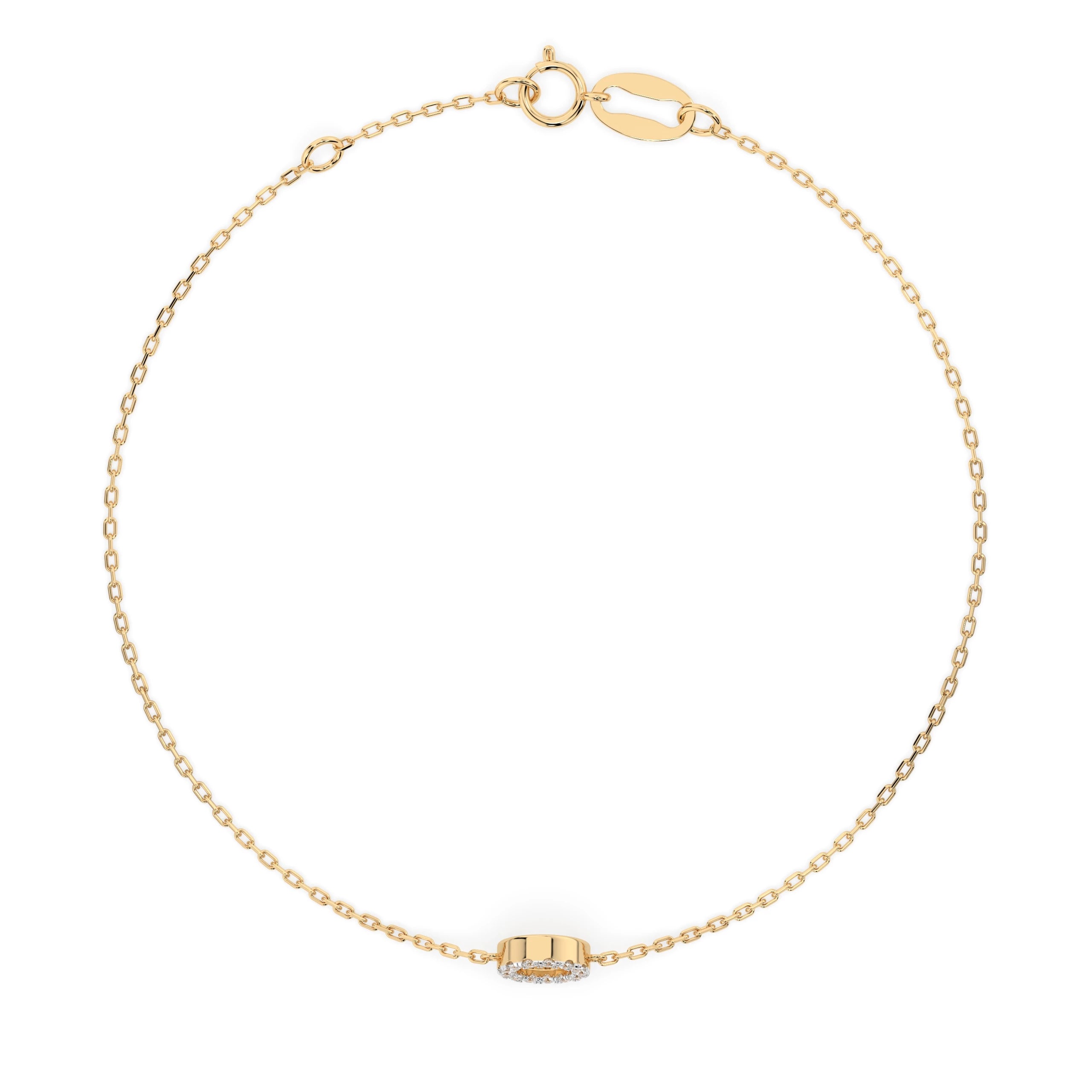 Elegantes Diamant-Armband aus 18K Gold - 105-10015