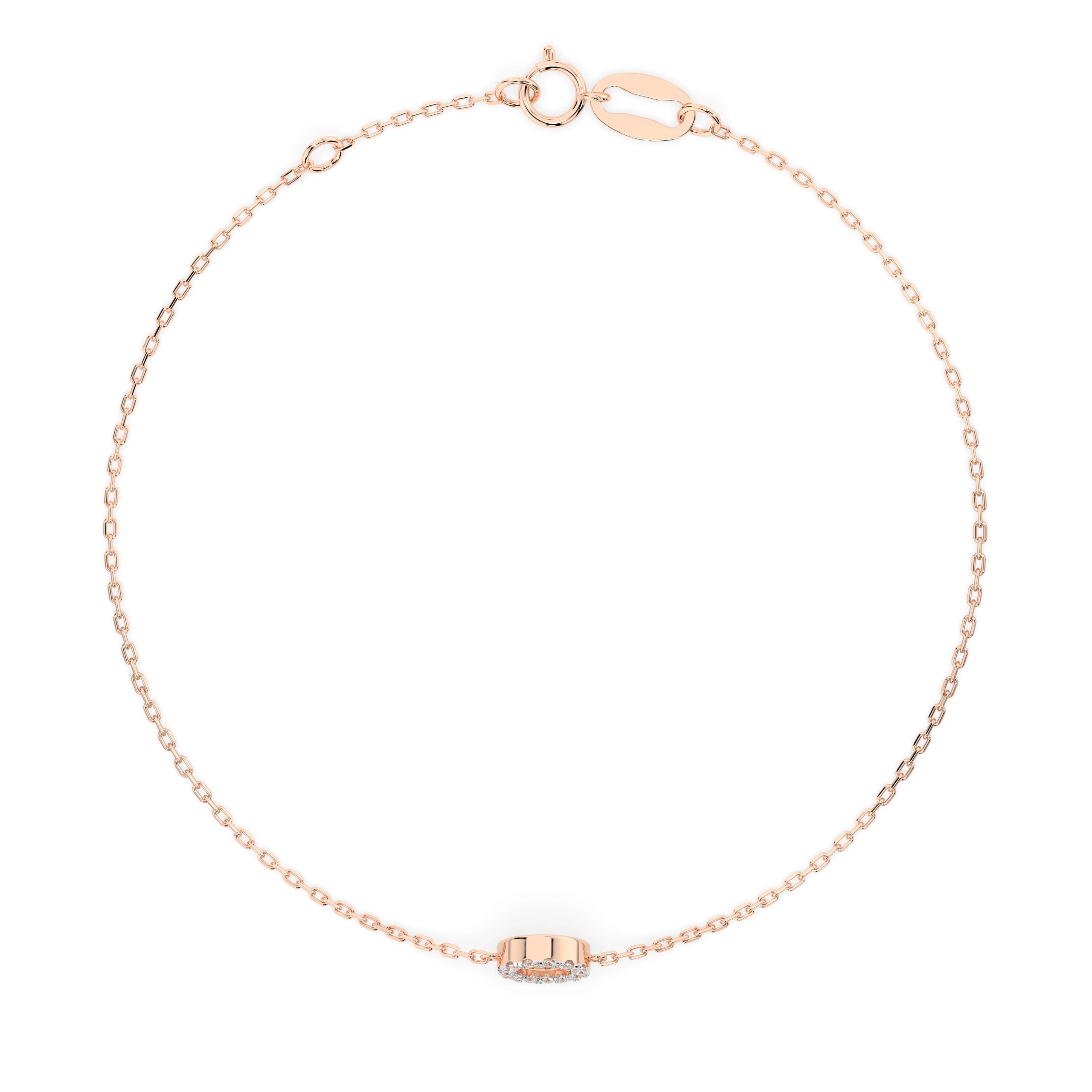 Elegantes Diamant-Armband aus 18K Gold - 105-10015