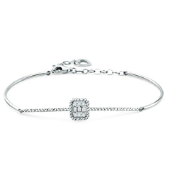 Elegantes Goldarmband mit Diamant (14K / 18K) – KBL0000002