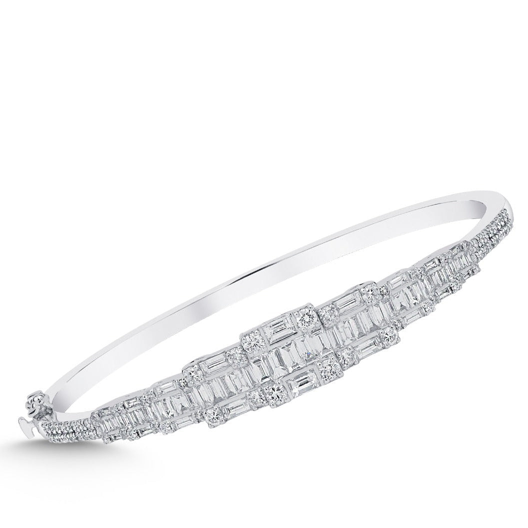 Elegantes Goldarmband mit Diamanten (585 / 750 Gold) - BBL0000190
