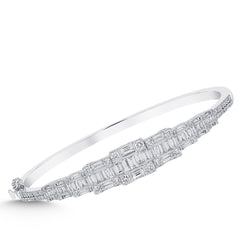 Elegantes Goldarmband mit Diamanten (585 / 750 Gold) - BBL0000190