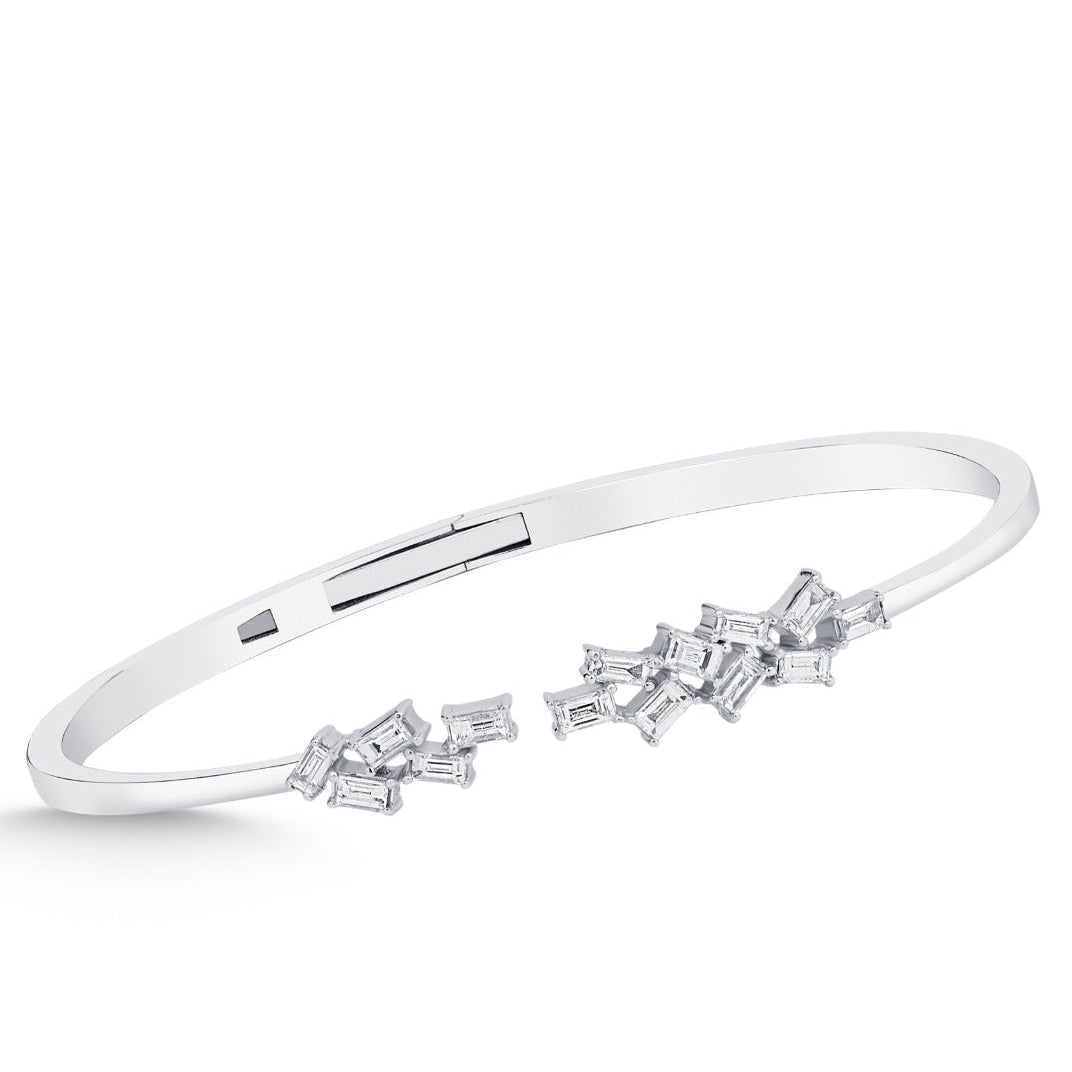 Elegantes Goldarmband mit Diamanten (585 / 750 Gold) - BBL0000193