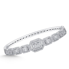 Elegantes Goldarmband mit Diamanten (585 / 750 Gold) - BBL0000302