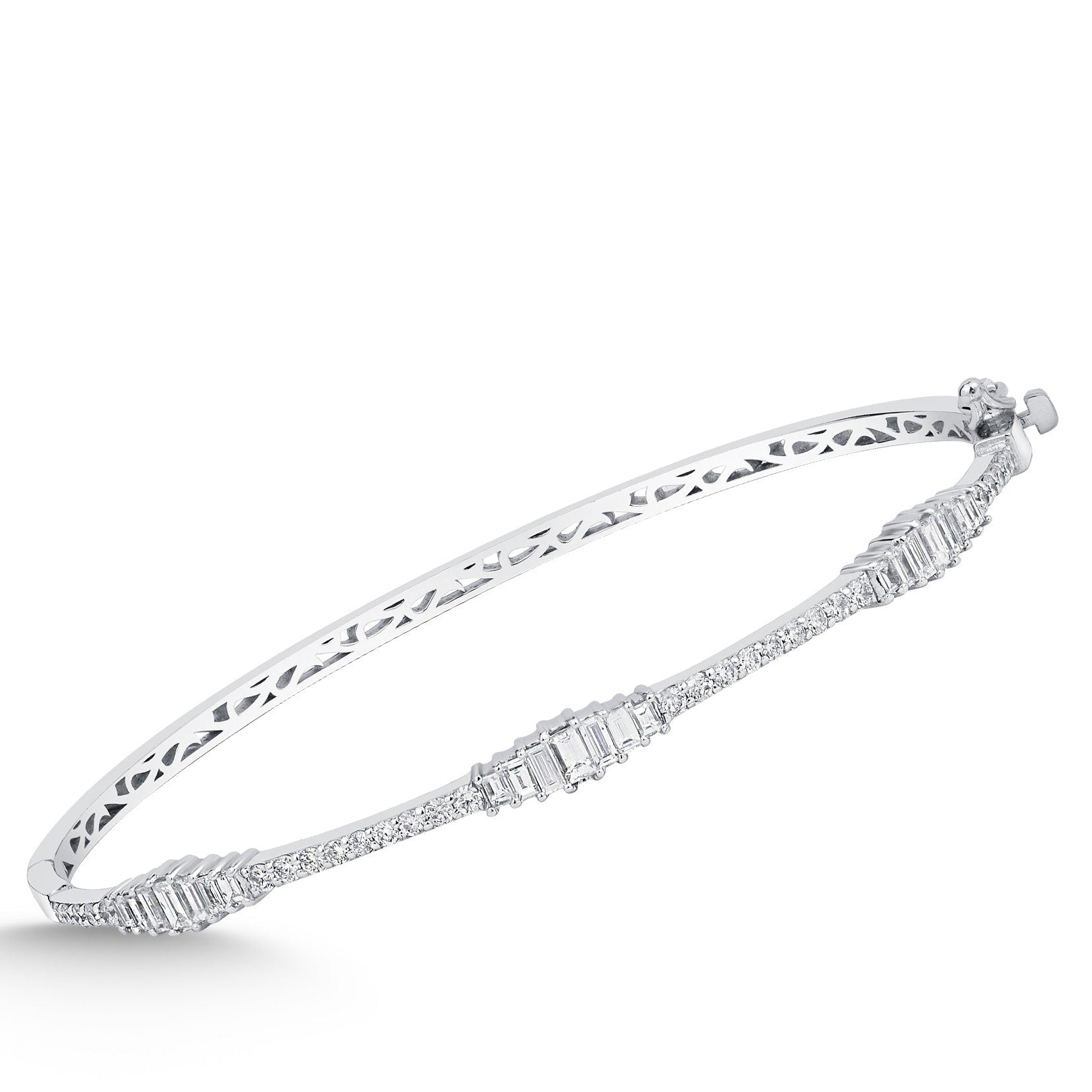 Elegantes Goldarmband mit Diamanten (585 / 750 Gold) - BBL0000374